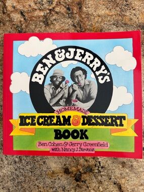 Ben & Jerry's Homemade Ice Cream & Dessert Book - Red, Blue, Yellow